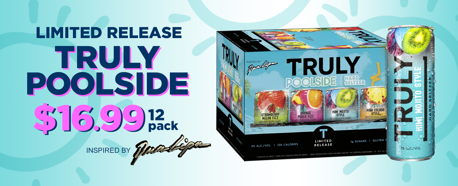 Limited release Truly Poolside 12 packs