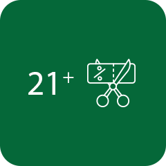 21+ Exclusive Coupons